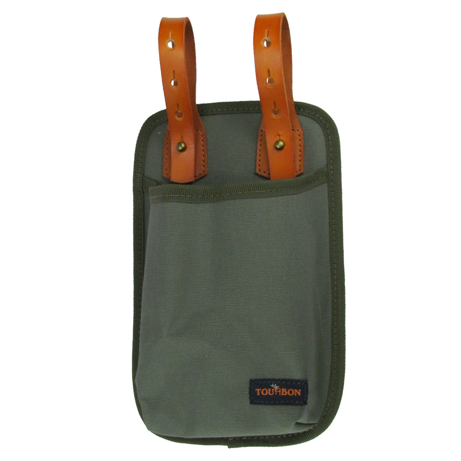 Green Canvas Bike Tool Storage Pannier with U Lock Holder Bag G858