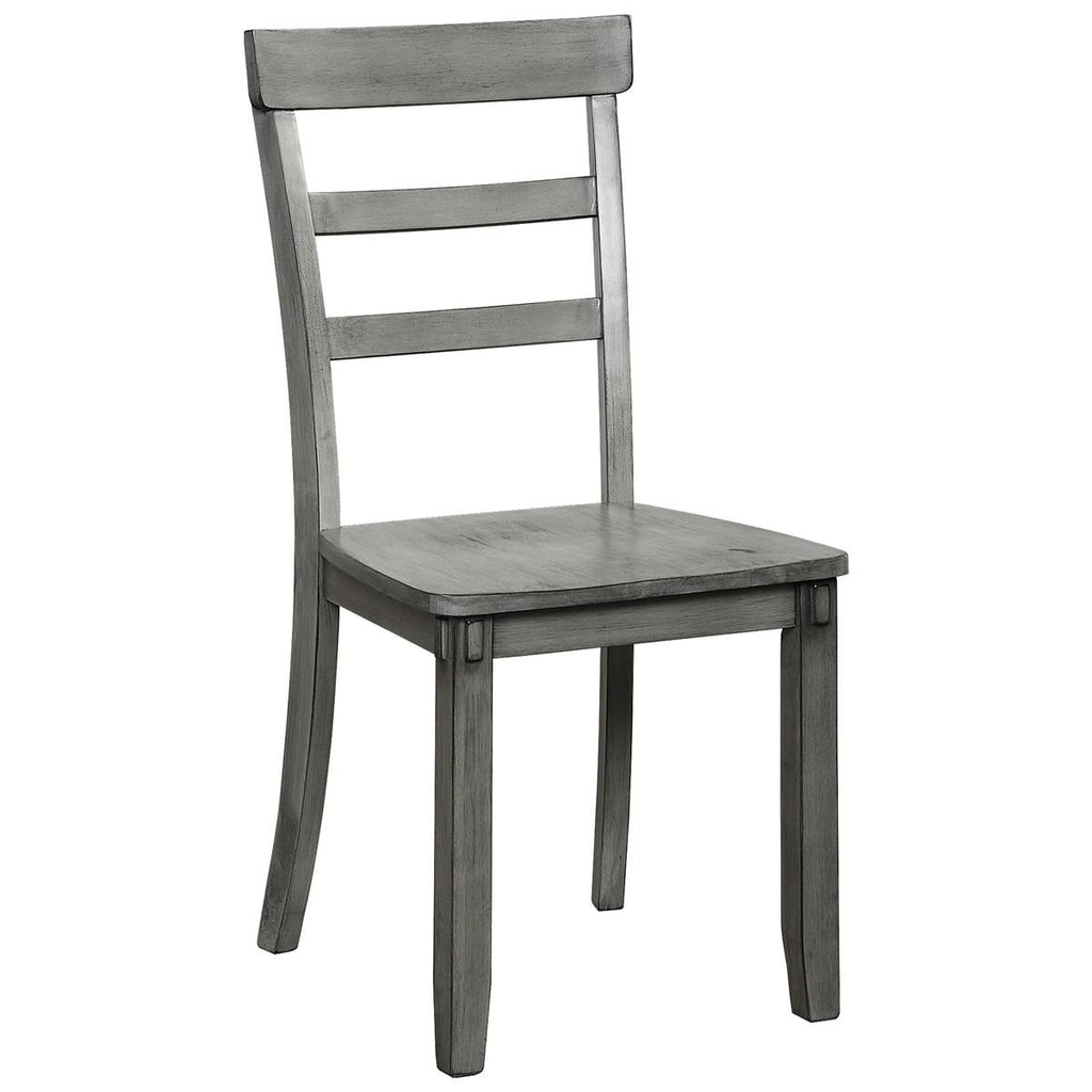 5-Piece Wood Dining Set - Grey D841