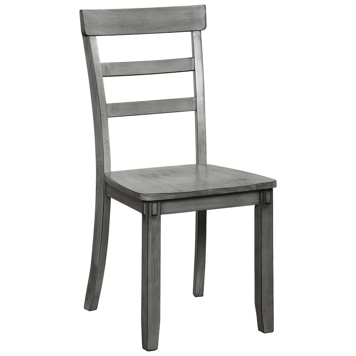 5-Piece Wood Dining Set - Grey D841