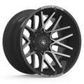 20x9 8x180 +18mm Black/Machined Wheel Rim H54350