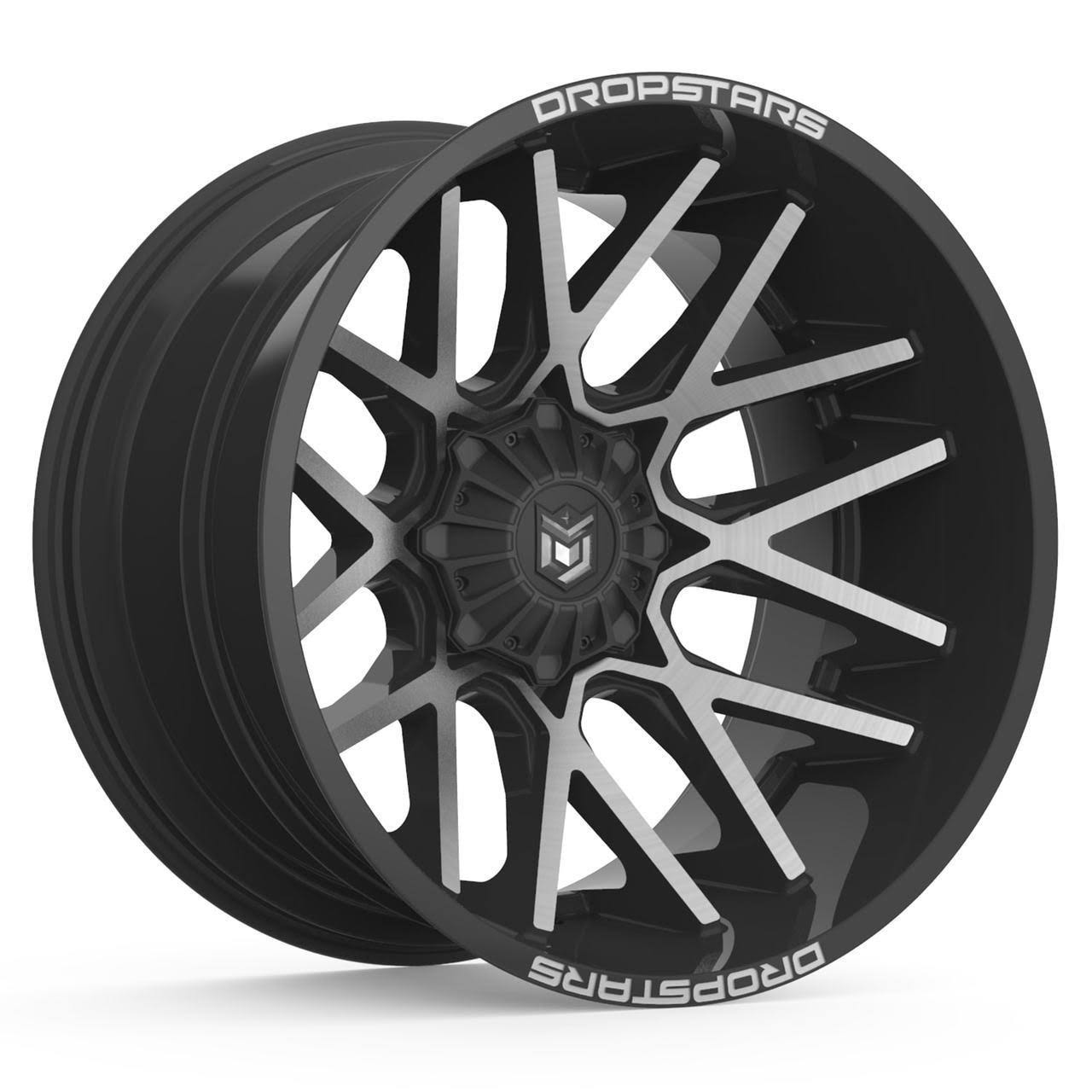 20x9 8x180 +18mm Black/Machined Wheel Rim H54350