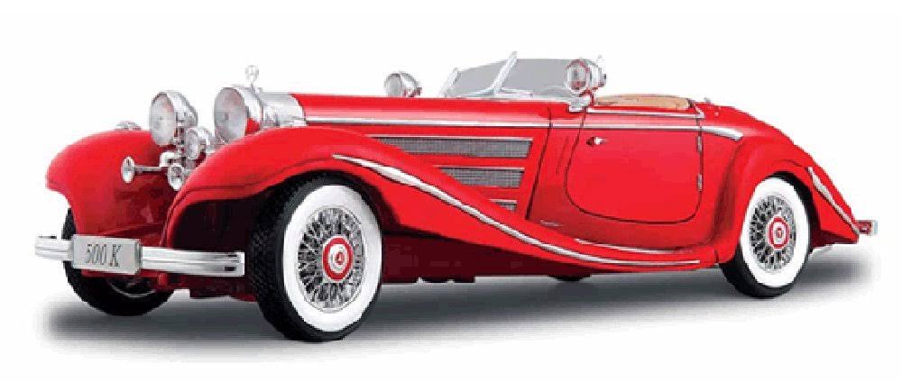 Red 1/18 Scale Diecast Model Car E4430