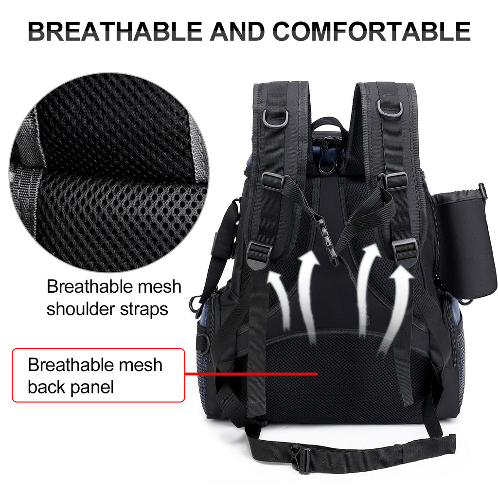 Two Shoulder Bag With 4 Boxes Waterproof Rain Cover P55461