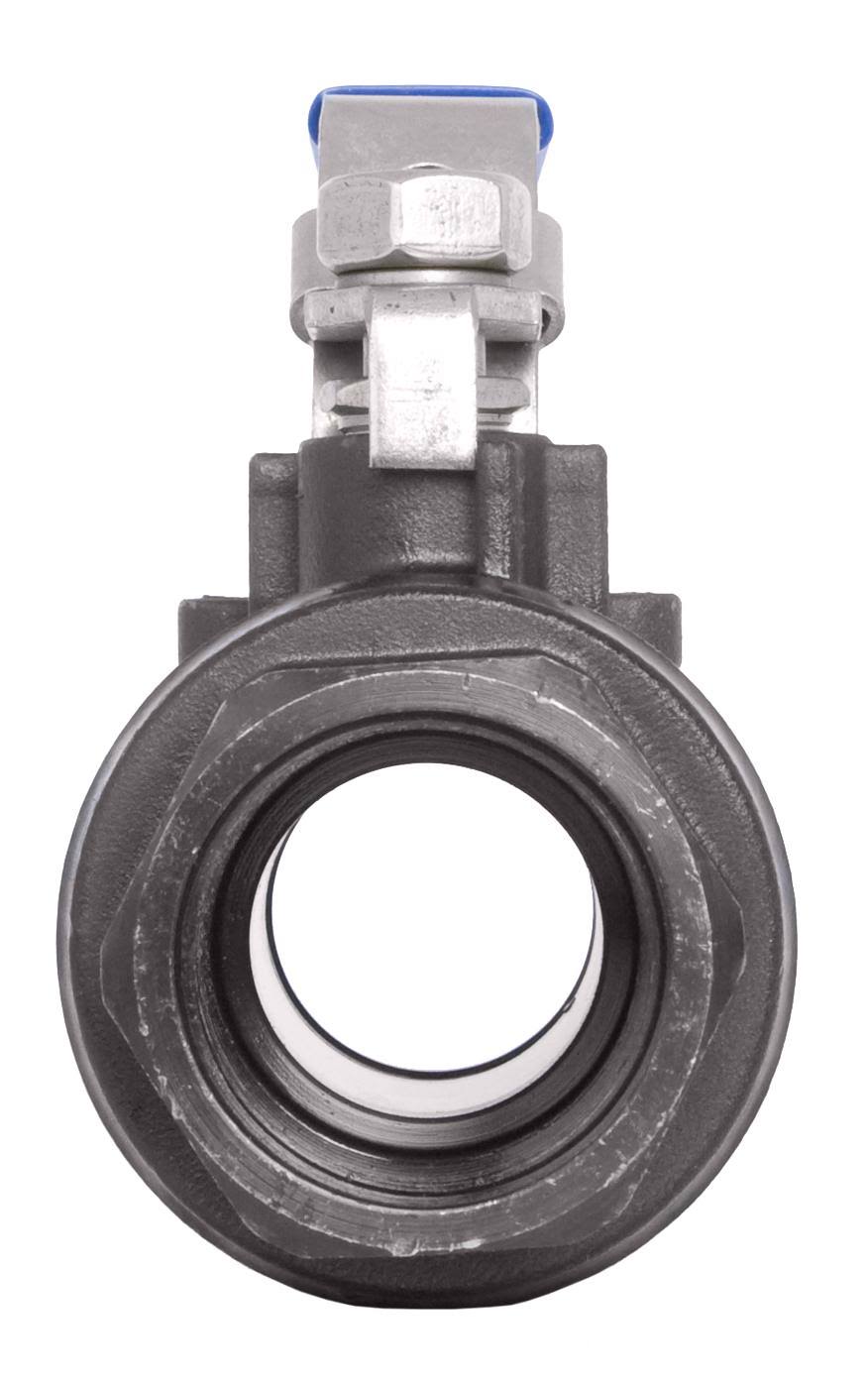 1-1/4 inch Carbon Steel Full Port Ball Valve, 2000PSI FxF NPT T540953