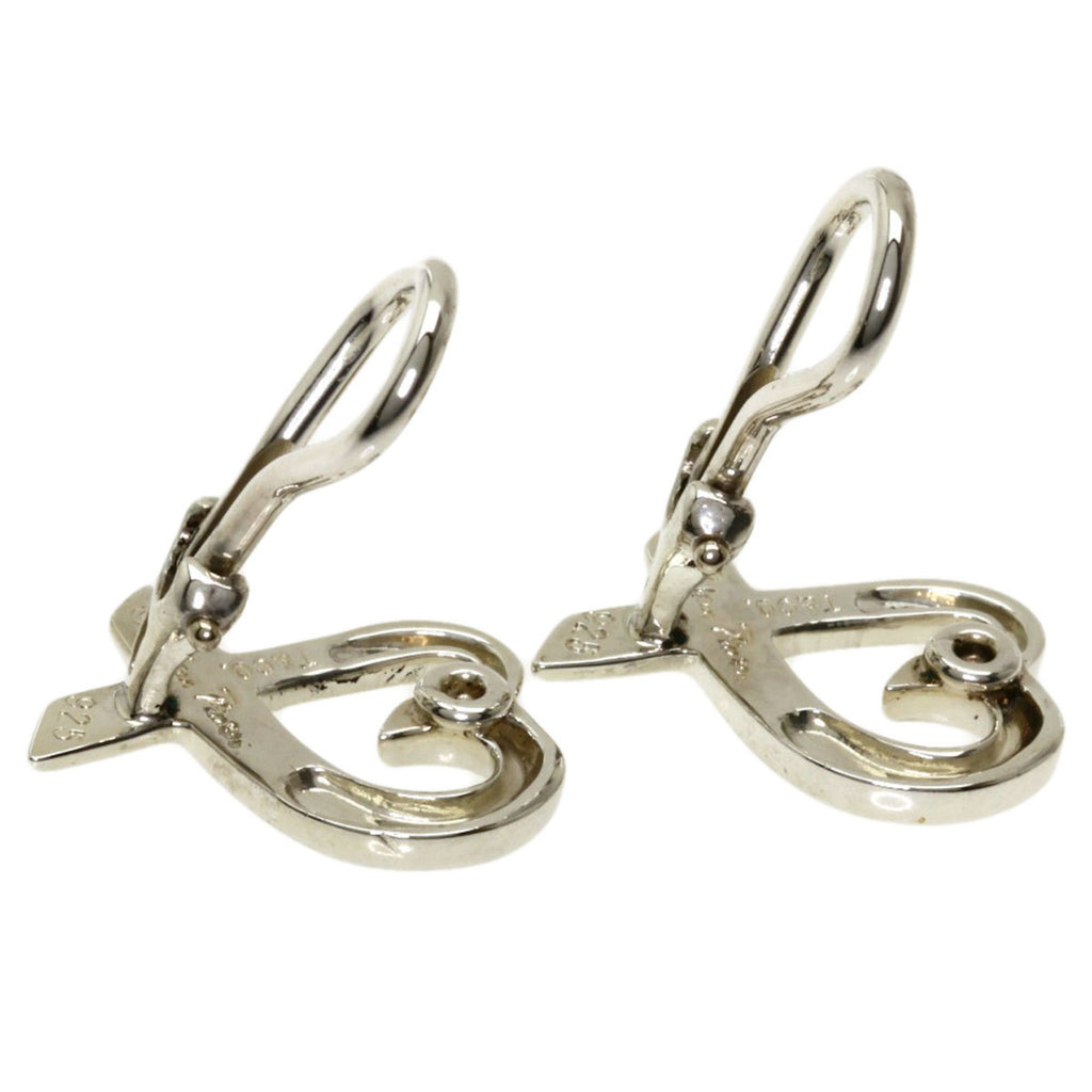 Loving Heart Earrings Silver E618