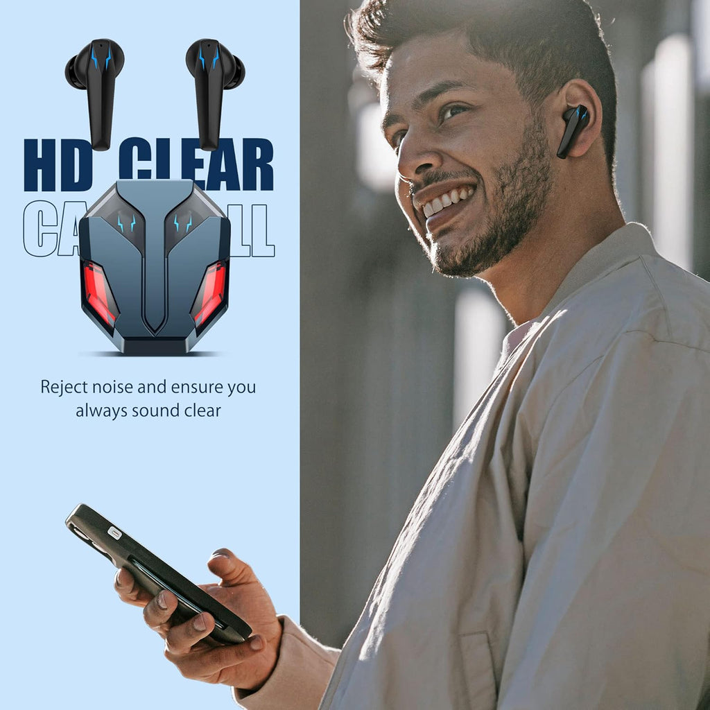 Wireless Earbuds Bluetooth in-Ear Headphone with Microphone Pack of 2 W462