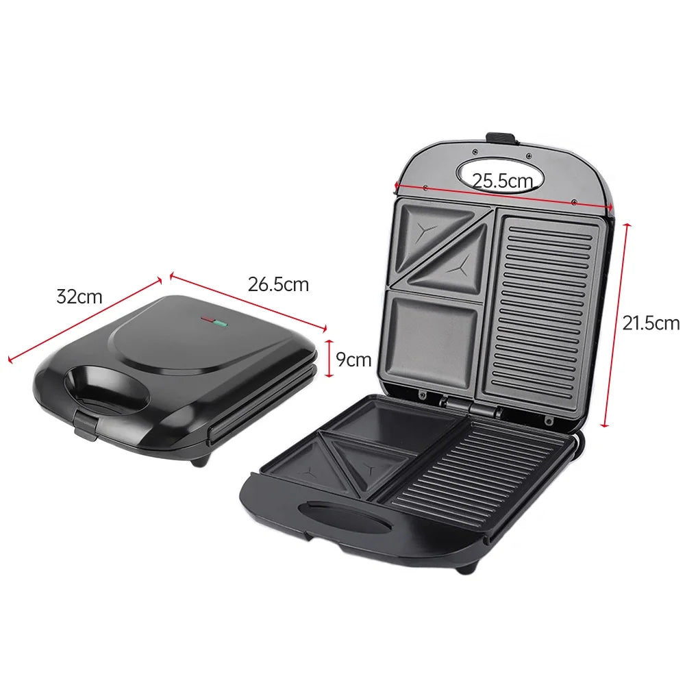 1400W Non-Stick Electric Grill Waffle Maker R2257