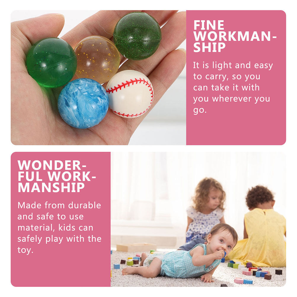 48 Pcs Rubber Bouncy Ball Toy D4937