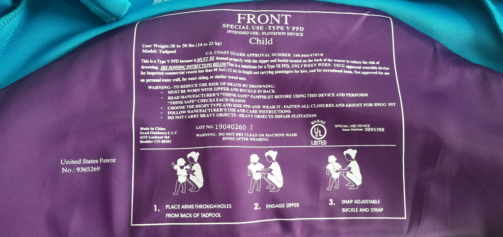 Frozen 2 Life Jacket 30-50 lbs, UPF 50+ M205