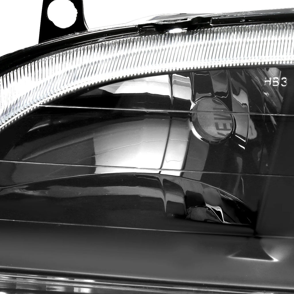 OE Style Black Housing Clear Corner Headlamp U475