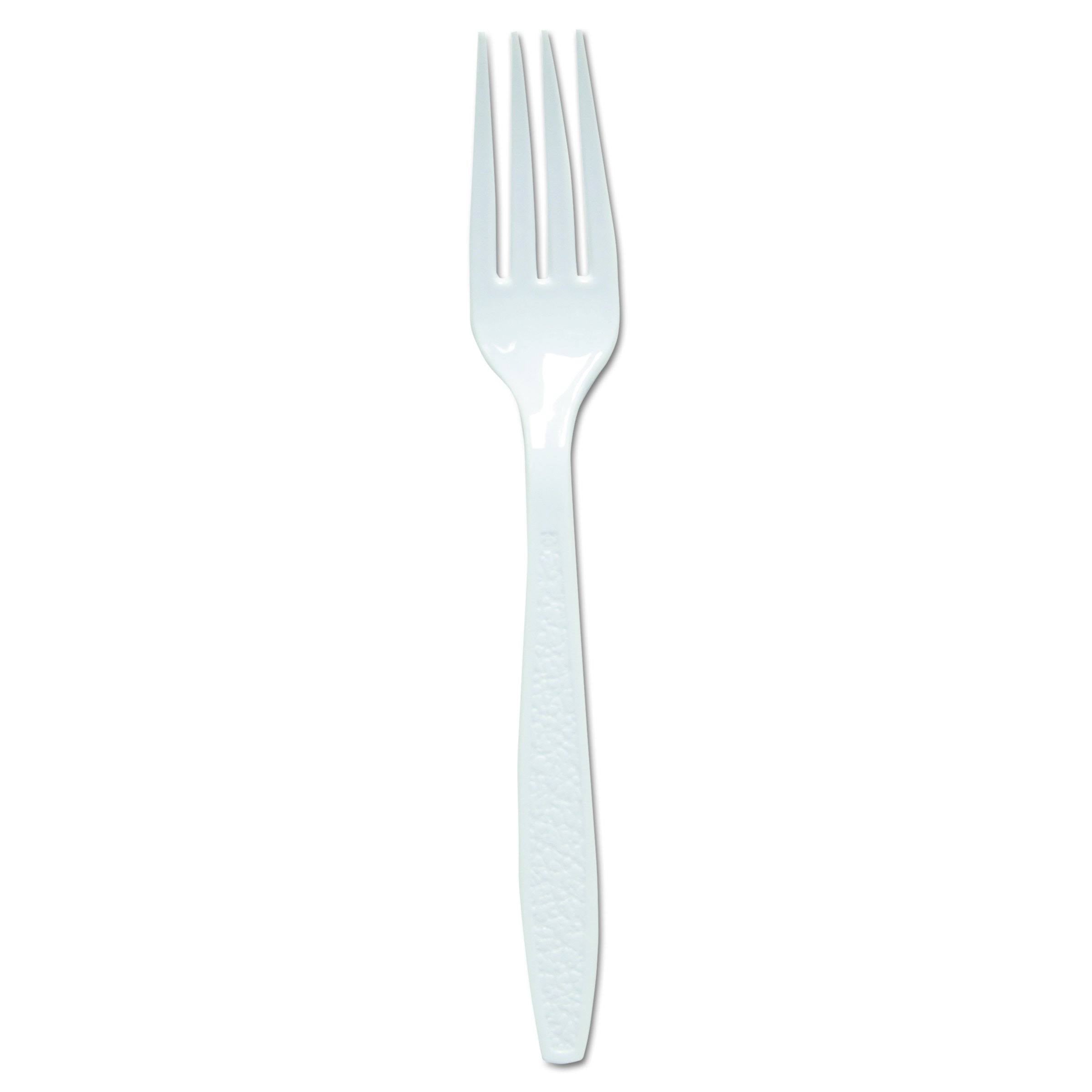 Black Extra Heavyweight Plastic Fork O393