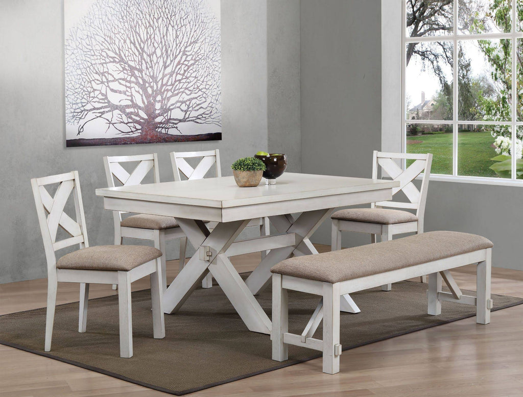 Antique White Side Chair Set of 2 M64514