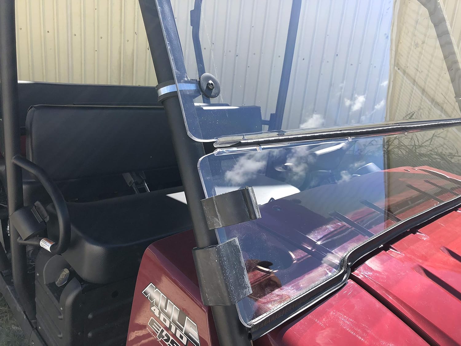1/4 Polycarbonate Flip Up Windshield for Kawasaki Mule 4000 4010 N472761