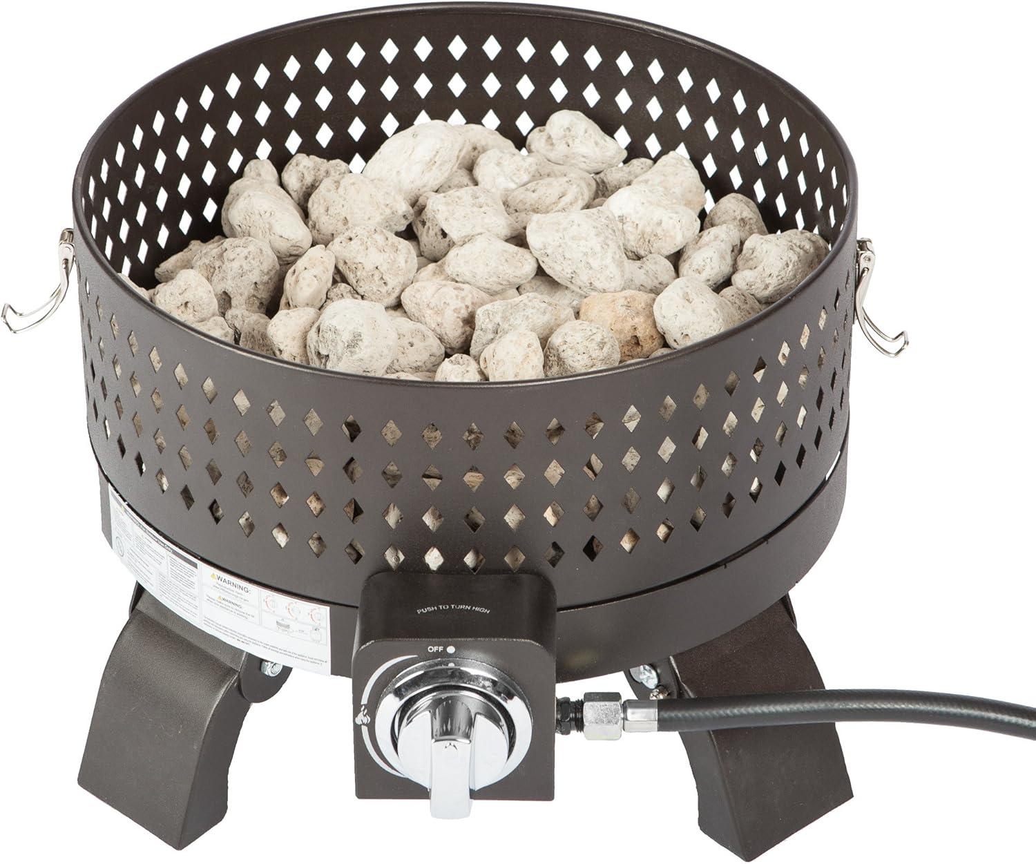 Portable Gas Fire Pit, Dark Bronze S27589