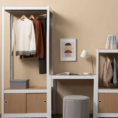 White Closet System Reach-In Sets X90390