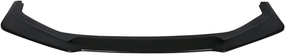 Front Bumper Lip Unpainted Black PU Bumper Spoiler Splitter C4501