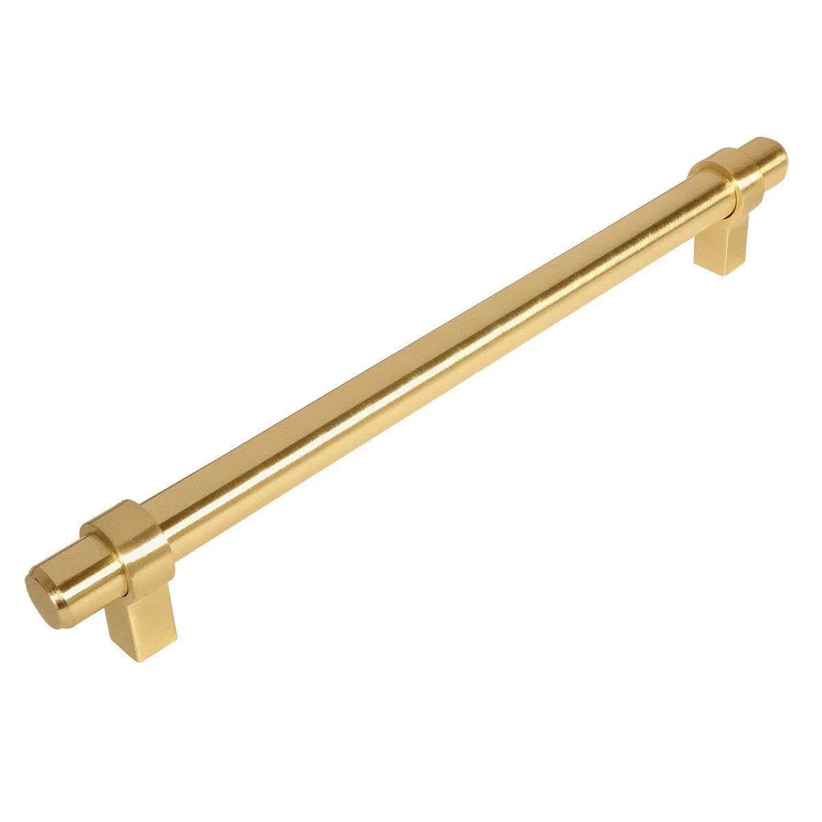 Brushed Brass Cabinet Bar Handle Pull 10 Pack G270708