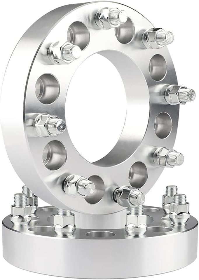 2pcs 8x6.5 to 8x180 Wheel Adapters, 1.5 Inch, Chrome K8275