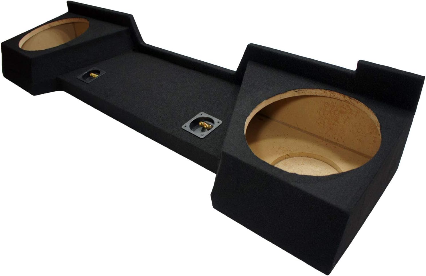 Dual 12 Subwoofer Sub Box Speaker Enclosure for Full Size Extended Cab Truck E235
