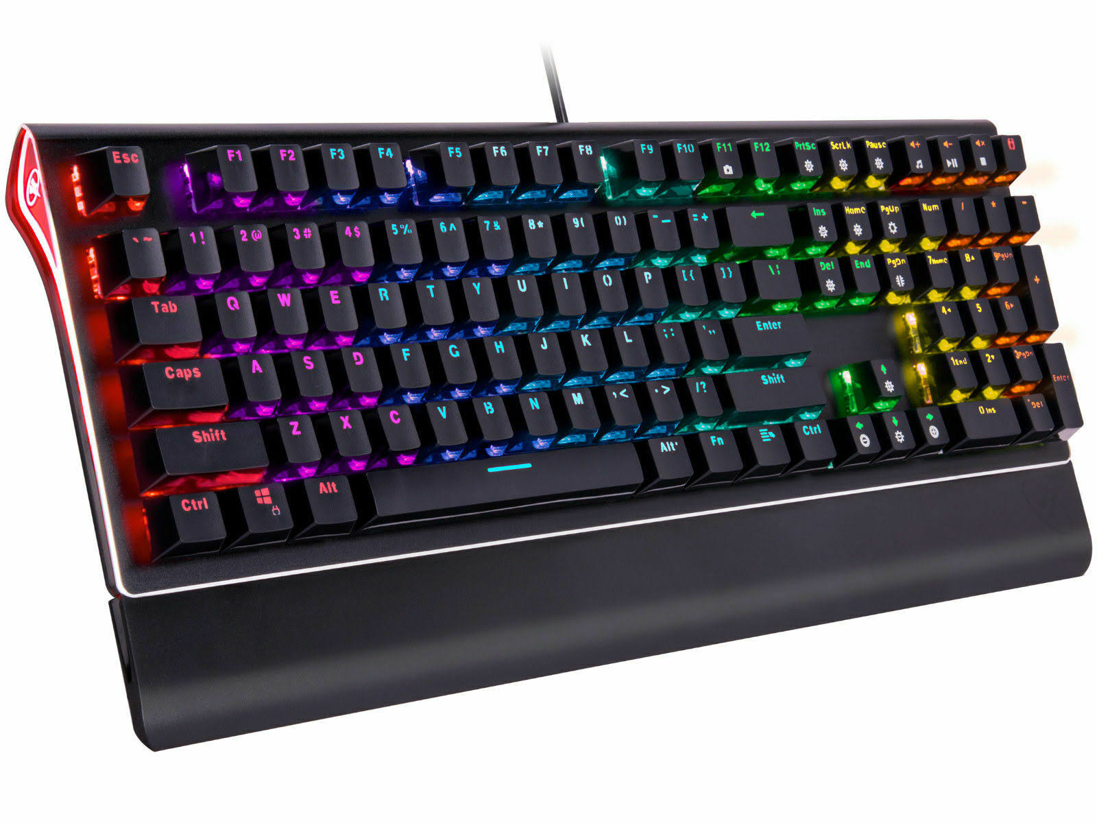 RGB Mechanical Gaming Keyboard with Blue Switches O345