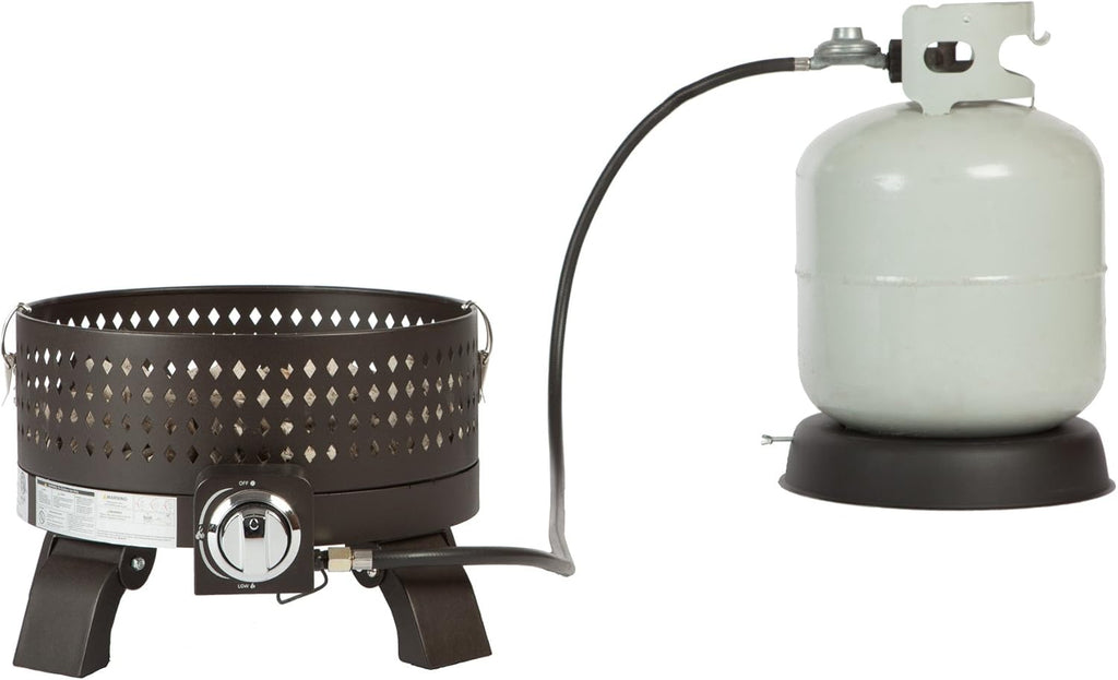 Portable Gas Fire Pit, Dark Bronze S27589