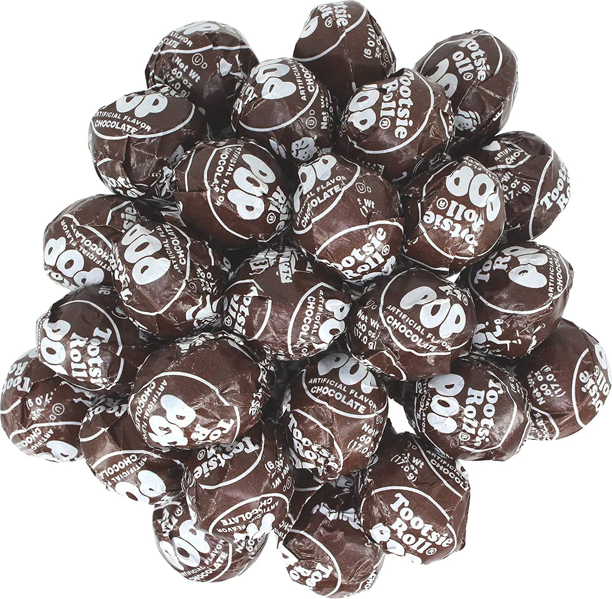 Chocolate Flavor Tootsie Pops, 50 Pieces Y429