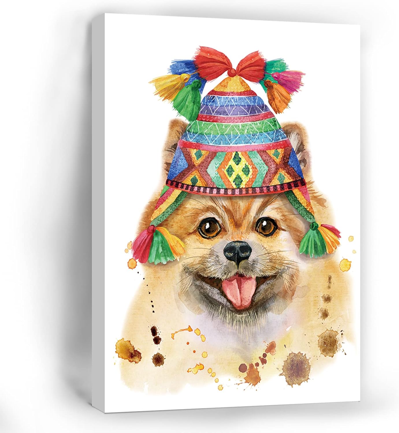 Cute Dog Canvas Wall Artwork 12*16inch K135