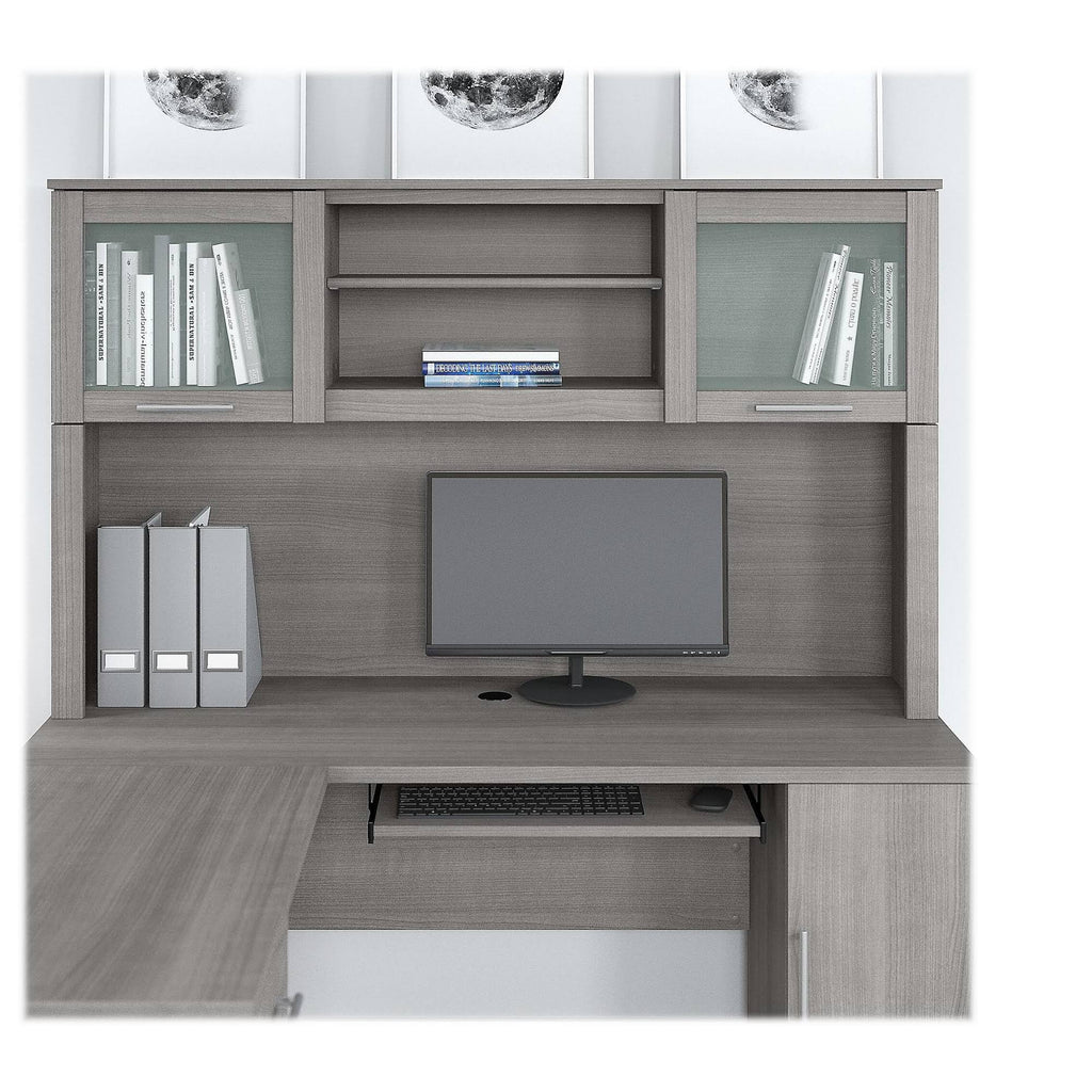 Platinum Gray Desk Hutch B708537