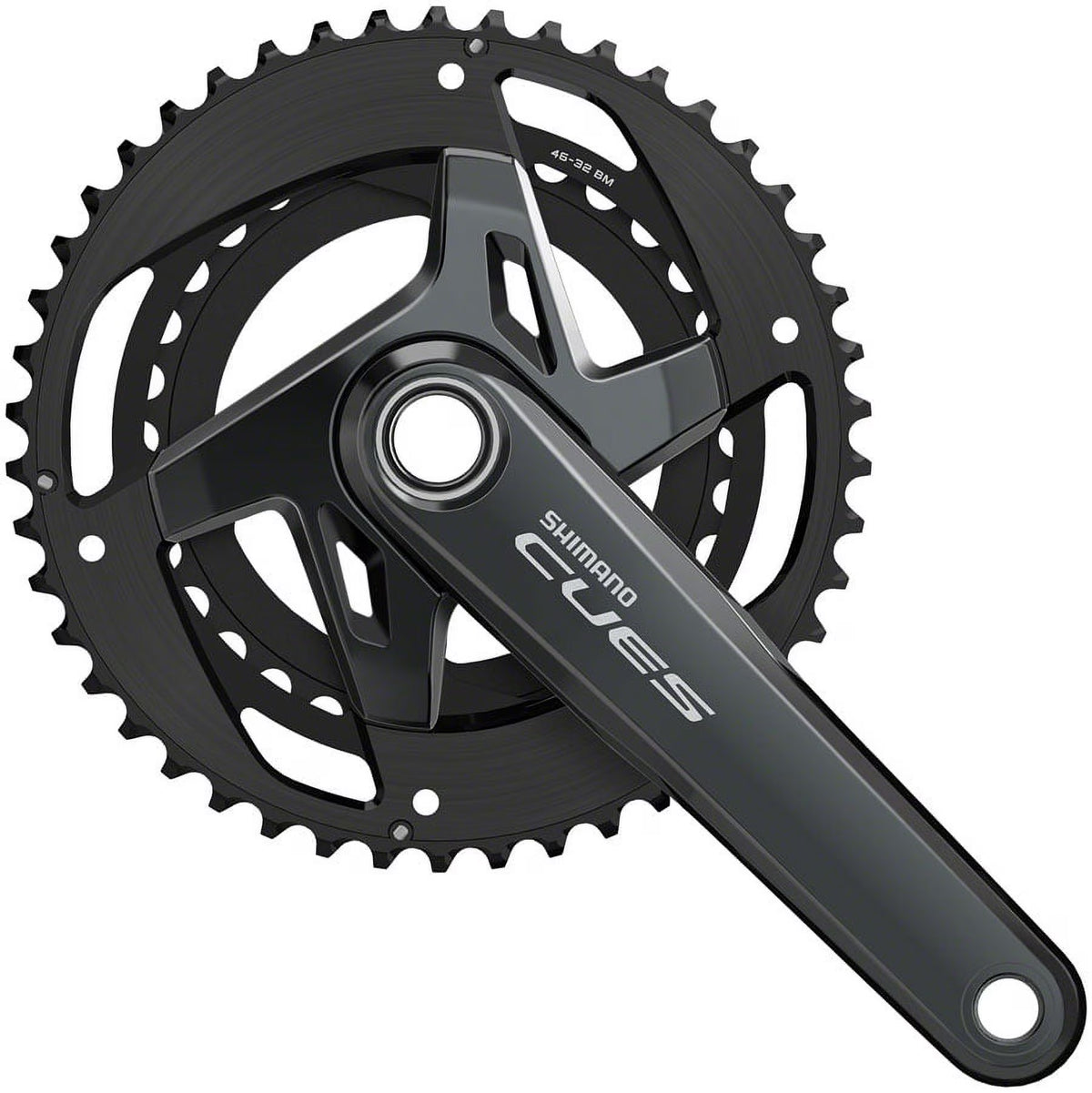 Black 175mm 11-Speed 46/32t Crankset K3210