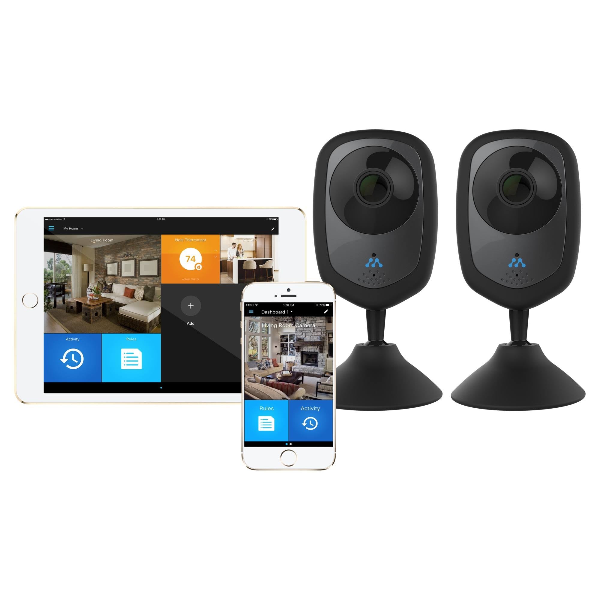 Smart Home WiFi Security Camera with 2 Way Audio I84339