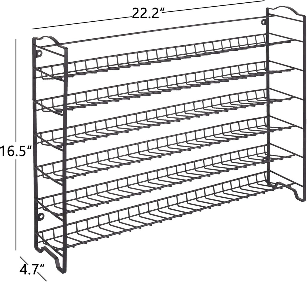 72 Empty Square Spice Jars Spice Rack Organizer with Labels and Funnel L396442