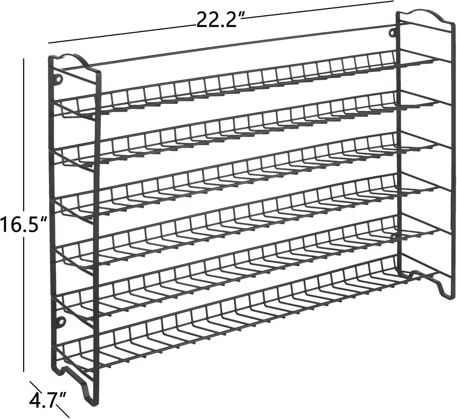 72 Empty Square Spice Jars Spice Rack Organizer with Labels and Funnel L396442