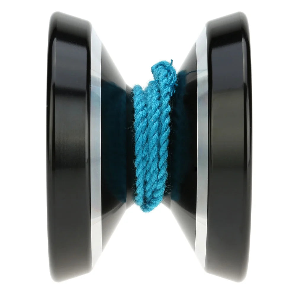 Black Aluminum Alloy Yo-yo with Spinning String C355
