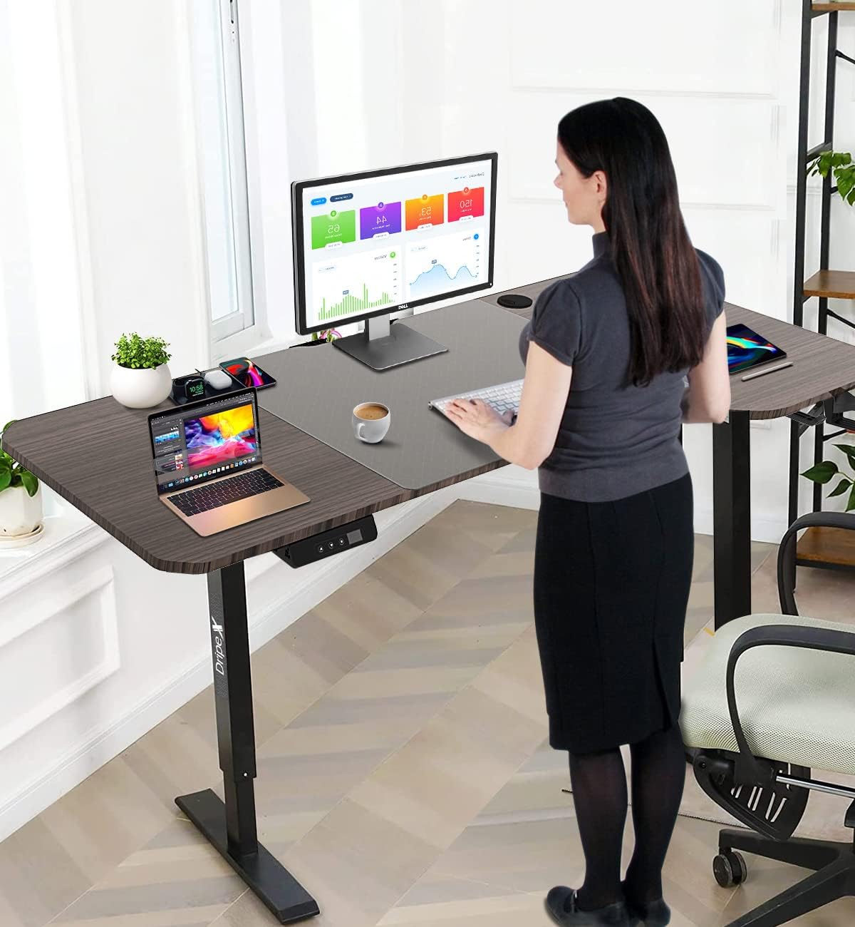 62x30 inch Electric Adjustable Standing Desk F89120