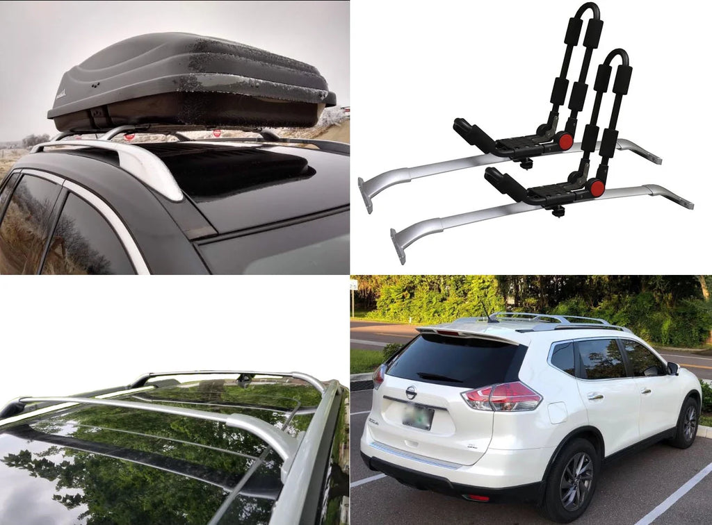 Silver Aluminum Roof Rack Crossbars Set of 2pcs C1639