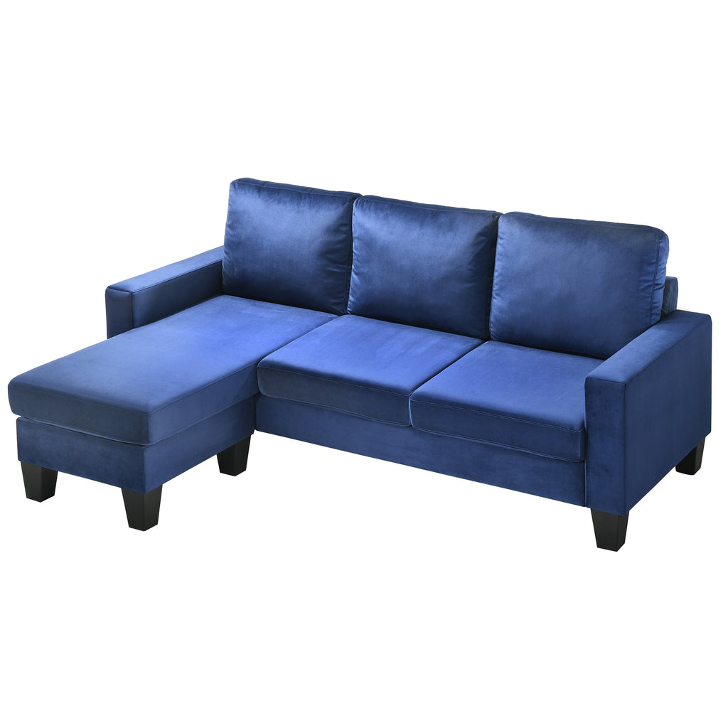 Navy Blue Sofa Chaise I9621