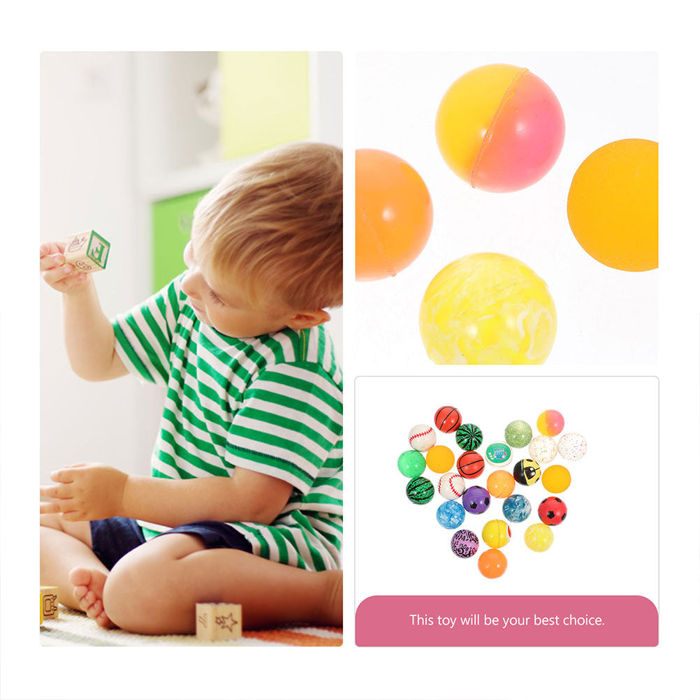 48 Pcs Rubber Bouncy Ball Toy D4937