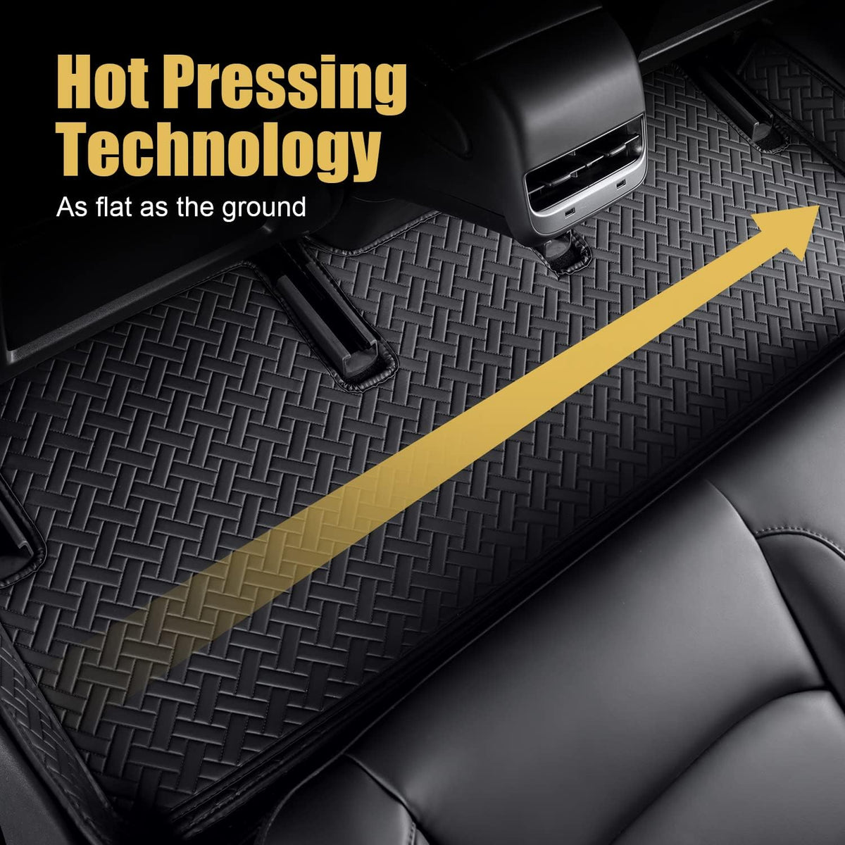 Black Waterproof Car Floor Liner I200342