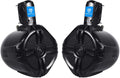 Black 6.5" 250w Marine Wakeboard Tower Speakers J847