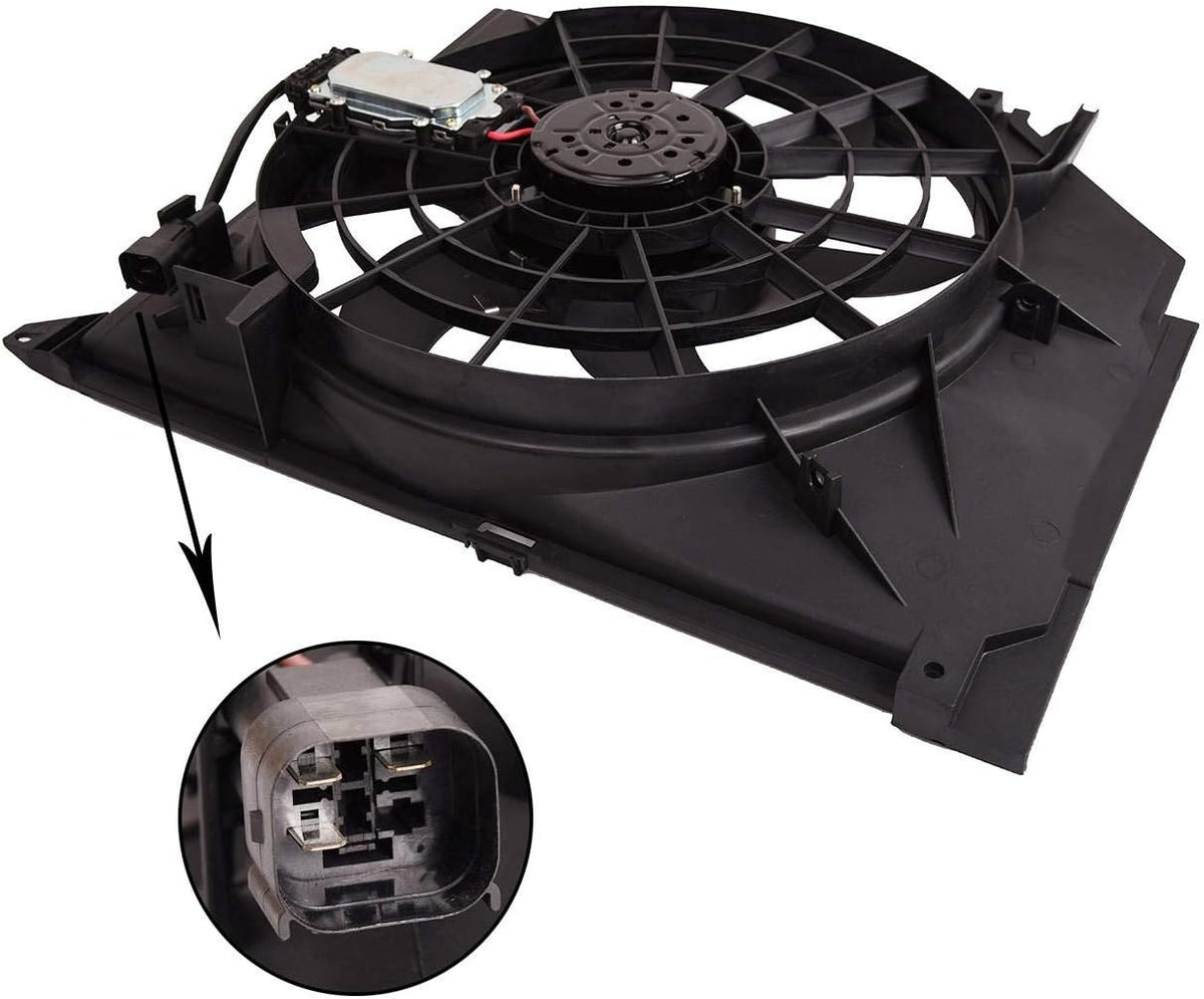 Radiator Cooling Fan Assembly for BMW E46 325i 328i 330i 99-05 Y1979