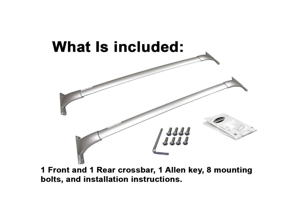 Silver Aluminum Roof Rack Crossbars Set of 2pcs C1639