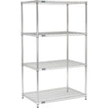 Chrome Wire Shelving Starter 30x22W x 14x22D x 74x22H W653560