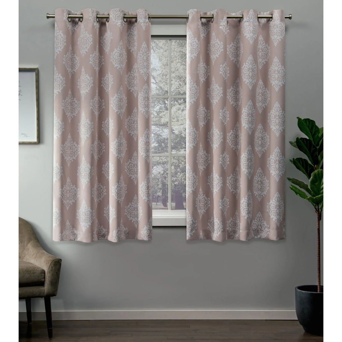 Blackout Grommet Curtain Panel Pair W336