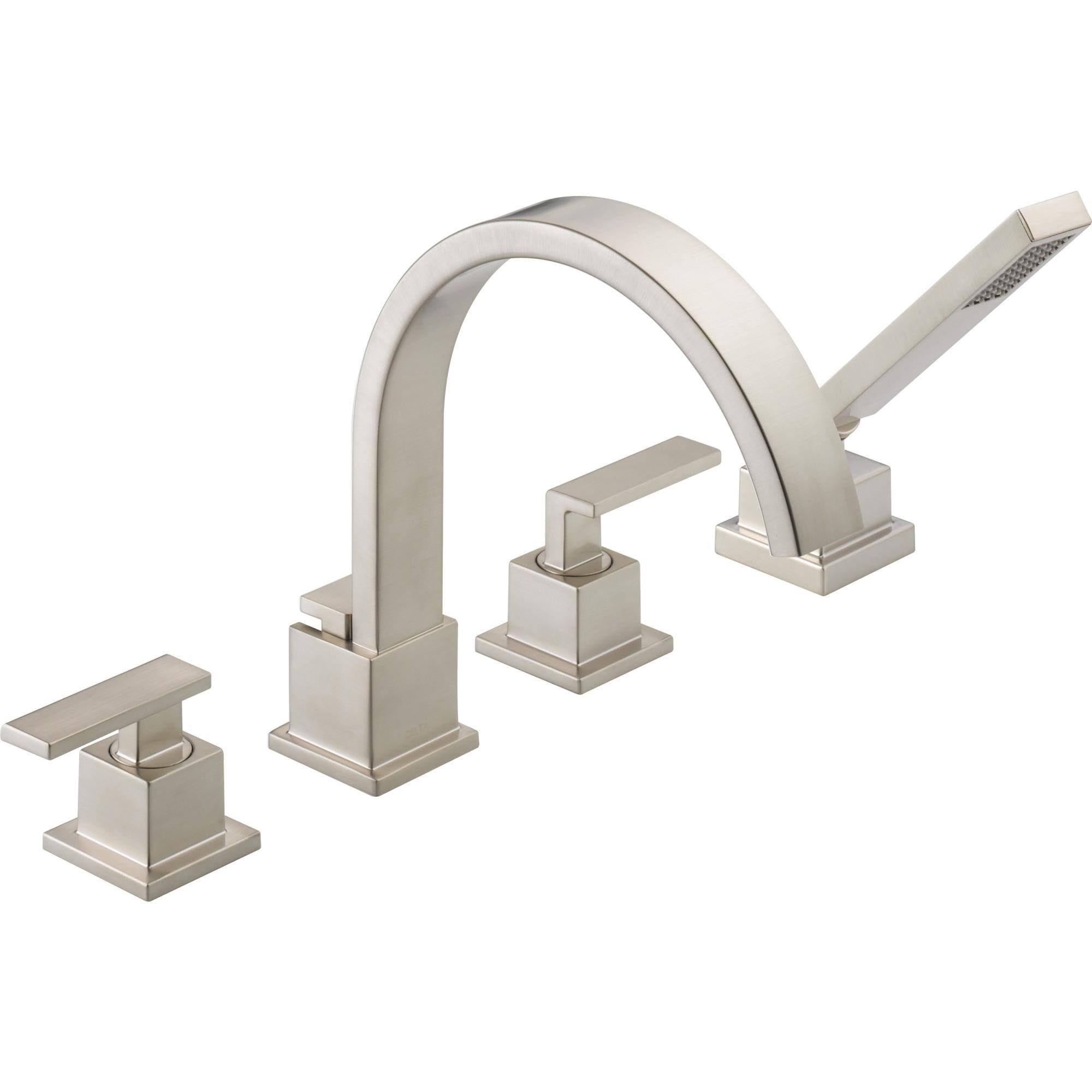 Roman Tub Trim with Hand Shower Stainless M7371