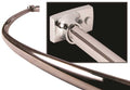 Satin Stainless Steel Curved Shower Rod 5 ft 6 Pack R1250