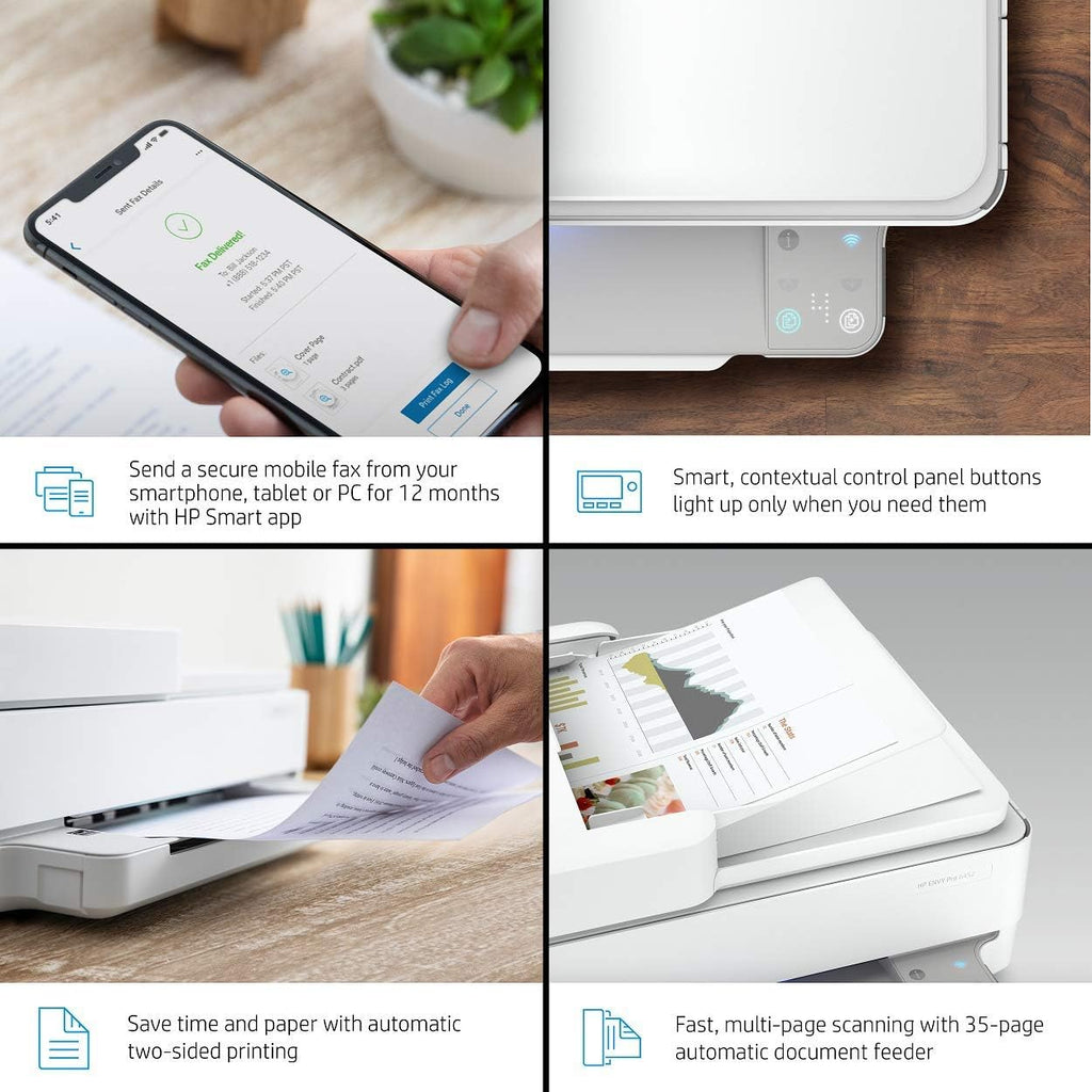 Wireless Inkjet Color Printer with Auto Document Feeder, 2-Sided Printing T4090