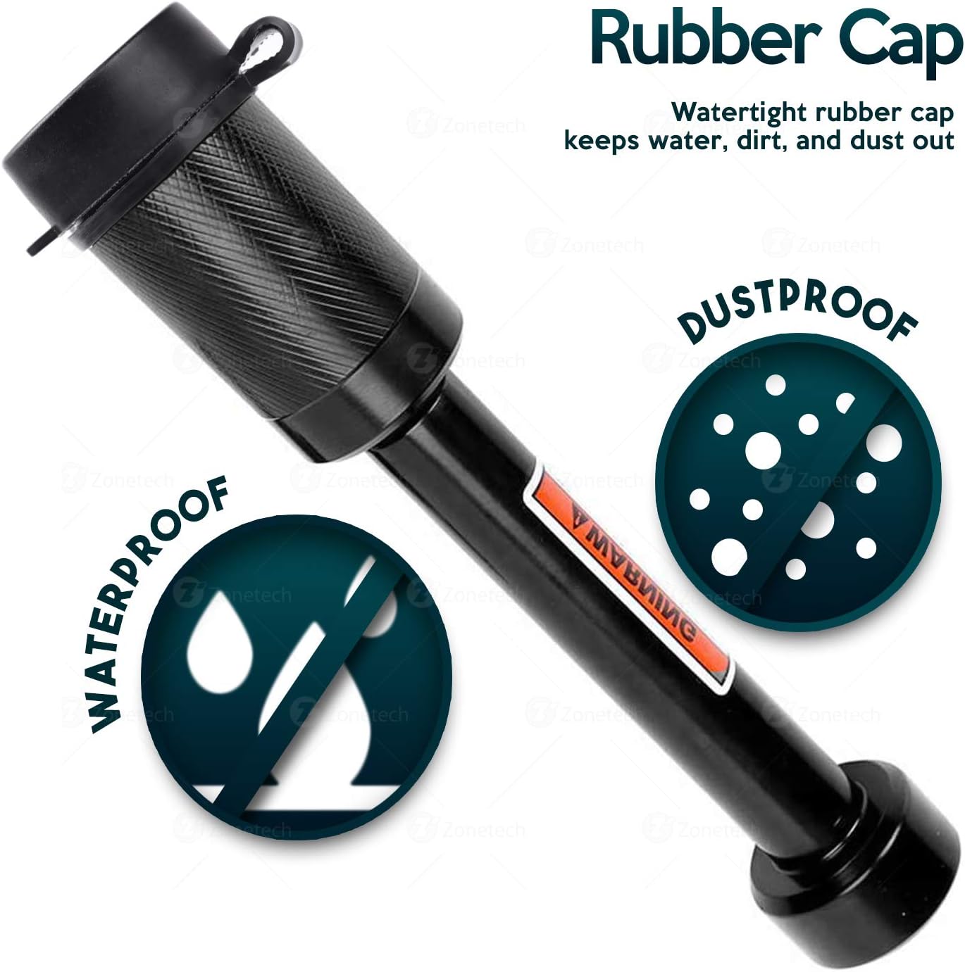 5/8 Pin Trailer Hitch Receiver Lock with Rubber Cap S61281