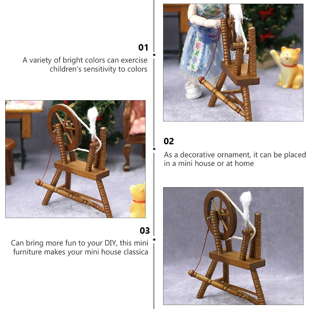 Miniature Textile Making Car Playhouse Furniture Child Toy S9918