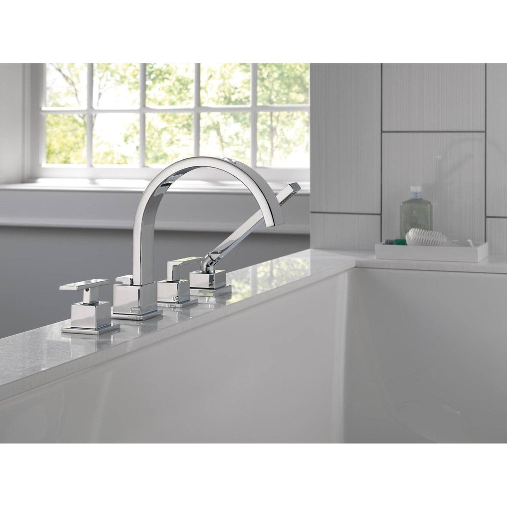 Roman Tub Trim with Hand Shower Stainless M7371