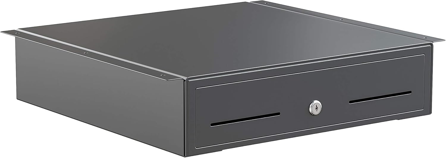 Heavy Duty Steel Mounting Brackets for Cash Drawer, Pack of 2 J10375
